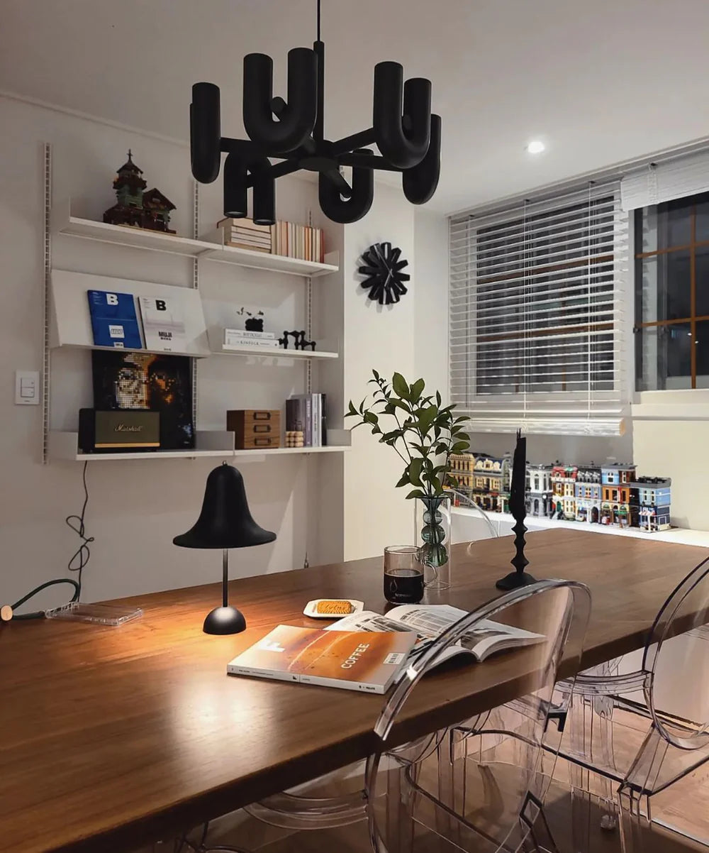Designerska Lampa Wisząca o Rzeźbiarskiej Formie – Nowoczesne Oświetlenie
