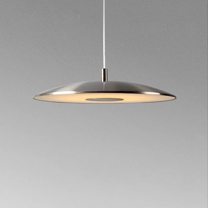 Smukła lampa wisząca LED – Nowoczesna lampa sufitowa w kształcie talerza
