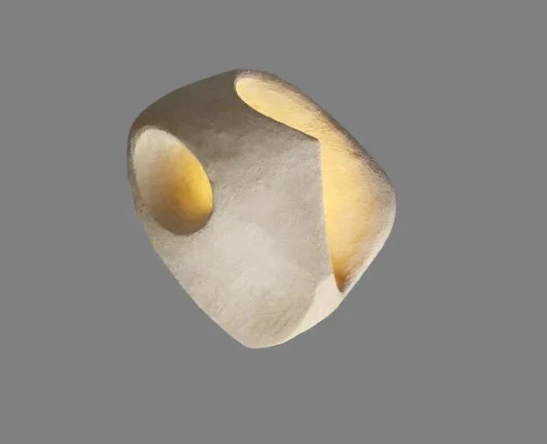 Designerska Lampa Ścienna w Stylu Organicznego Kamienia