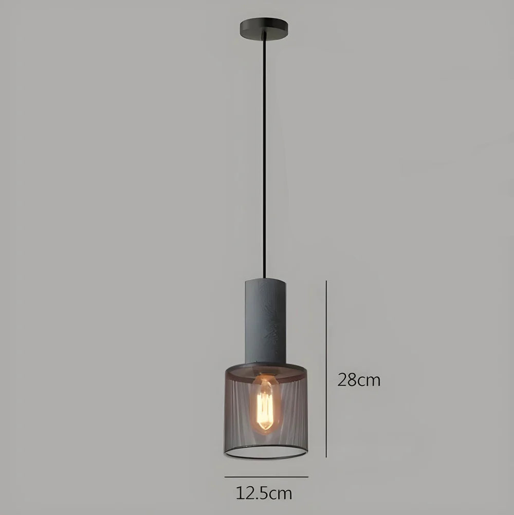 Industrialna lampa wisząca loft LED z metalowym kloszem siatkowym