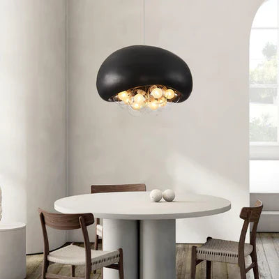 Designerska Lampa Sufitowa z Kulistymi Kloszami w Kształcie Baniek