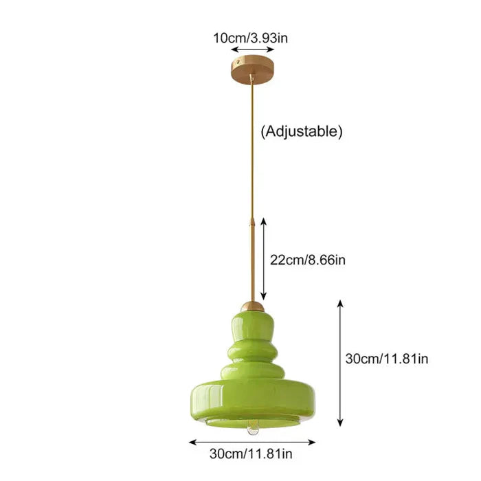 Designerska Lampa Wisząca z Mlecznego Szkła Bauhaus