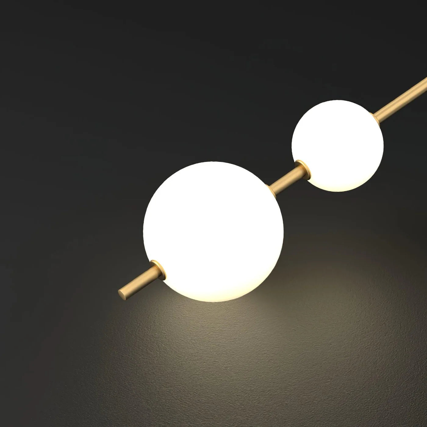 Nowoczesny Kinkiet Geometryczny z Kulami LED