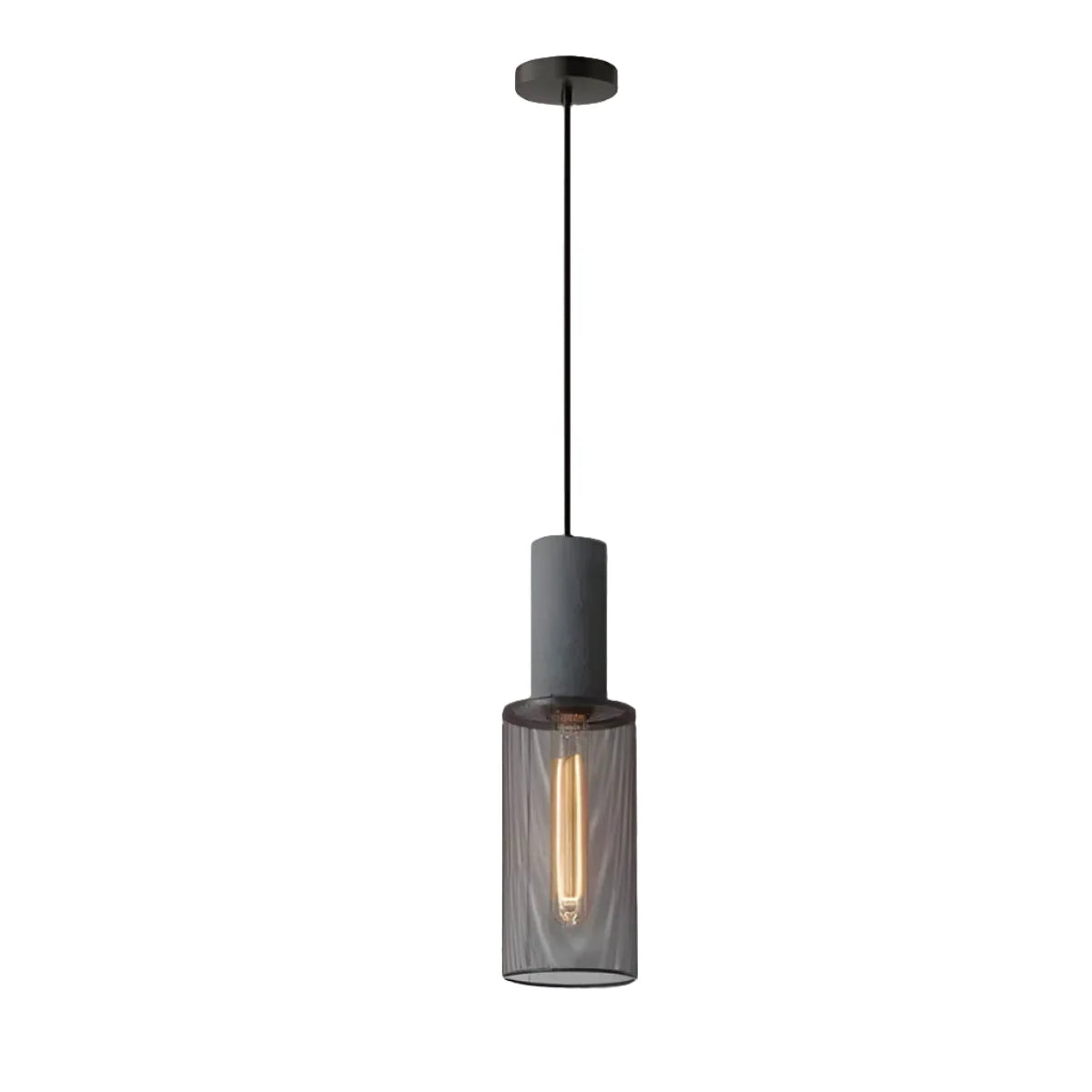 Industrialna lampa wisząca loft LED z metalowym kloszem siatkowym