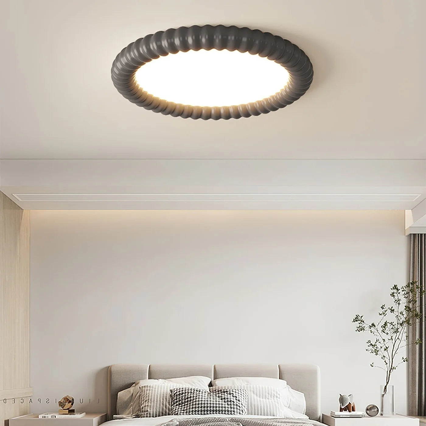 Nowoczesna Lampa sufitowa Plafoniera LED z Dekoracyjnym Obramowaniem