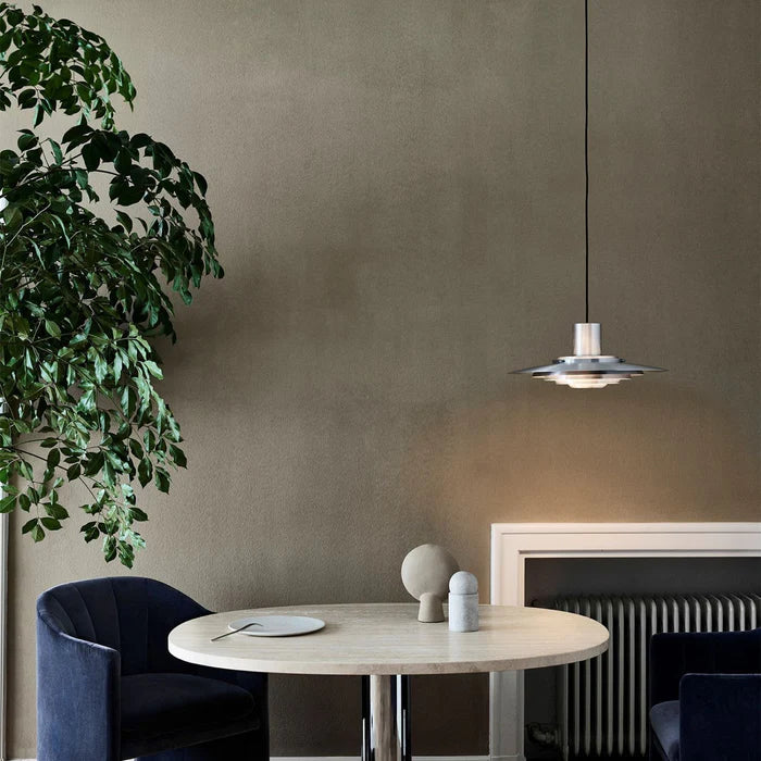 Retro Lampa Wisząca z Aluminium – Warstwowa Lampa LED