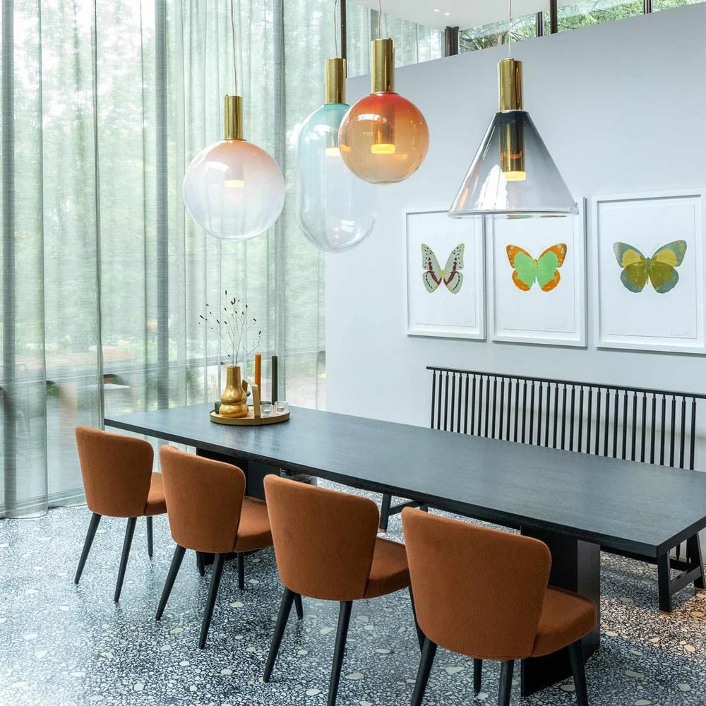 Designerska Lampa Wisząca LED – Nowoczesne Formy ze Szkła