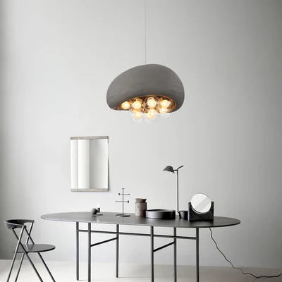 Designerska Lampa Sufitowa z Kulistymi Kloszami w Kształcie Baniek