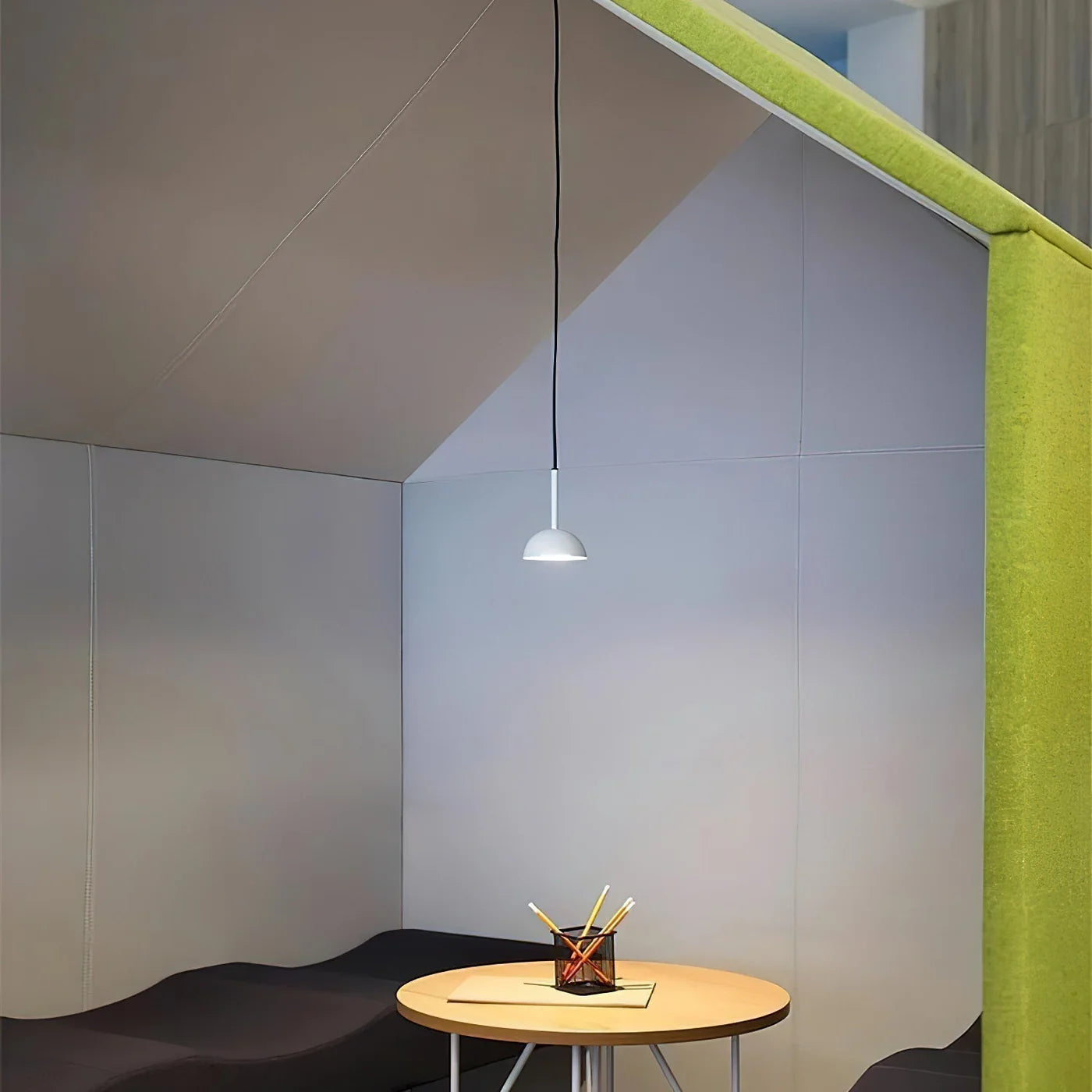 Lampa wisząca minimalistyczna czarna lampa sufitowa LED