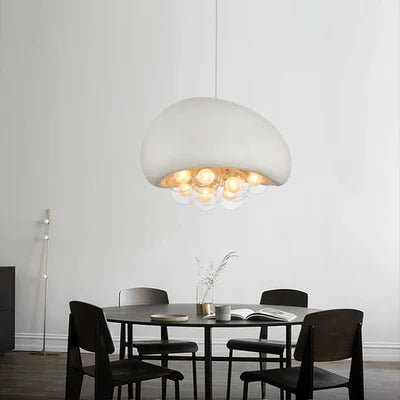 Designerska Lampa Sufitowa z Kulistymi Kloszami w Kształcie Baniek