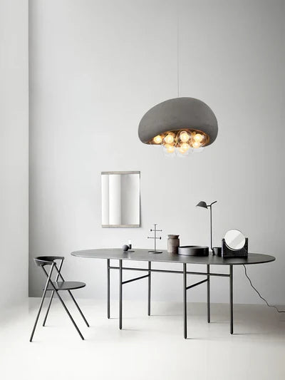 Designerska Lampa Sufitowa z Kulistymi Kloszami w Kształcie Baniek