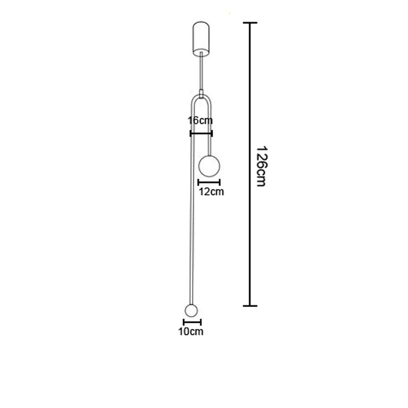 Nowoczesna Lampa Wisząca LED – Minimalistyczny Design z Kulistymi Kloszami