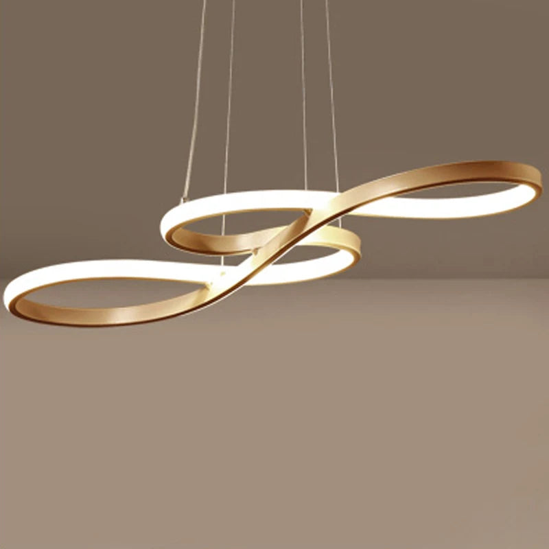 Lampa Wisząca LED w Kształcie Nut Muzycznych – Kreatywne Nowoczesne Oświetlenie Sufitowe
