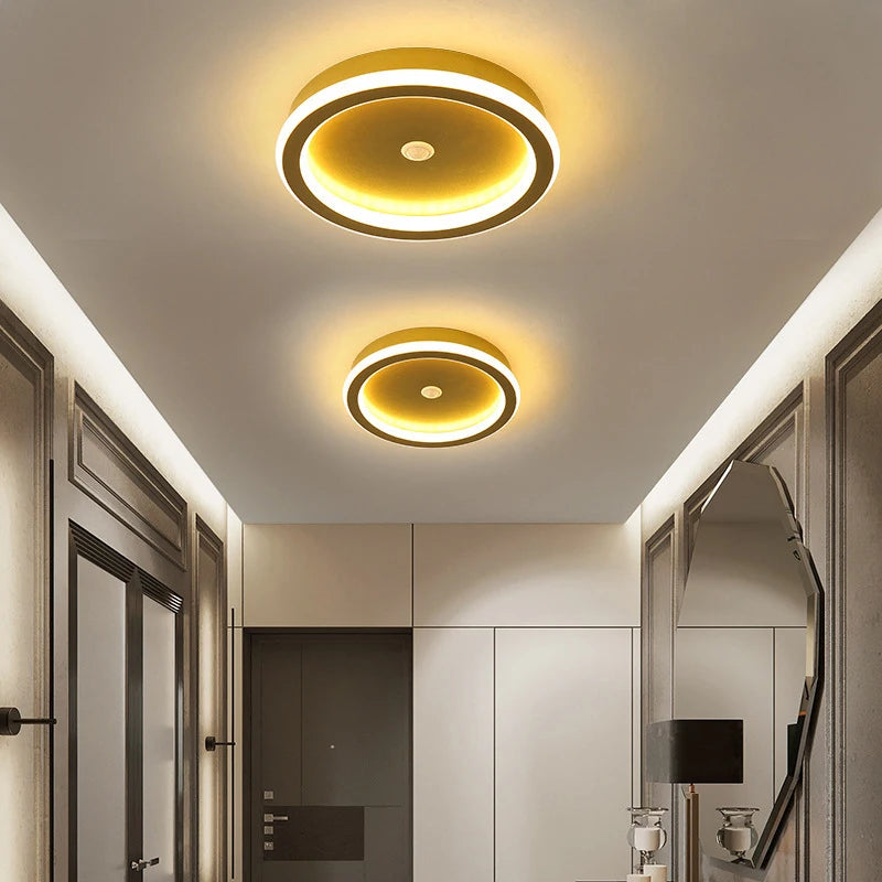 Nowoczesna Lampa Sufitowa LED z Geometrycznym Kształtem