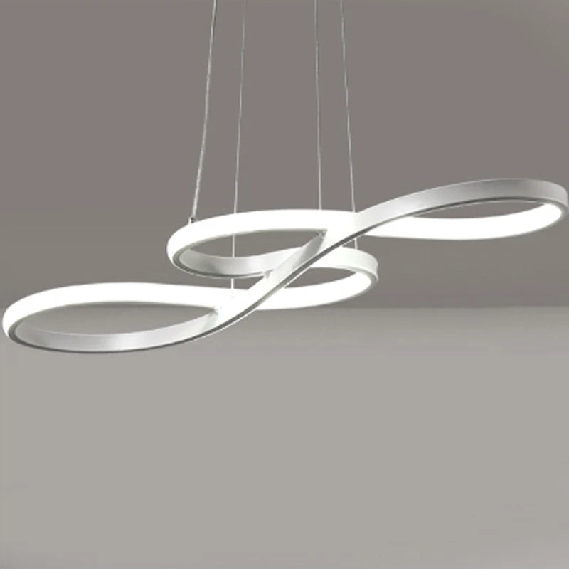 Lampa Wisząca LED w Kształcie Nut Muzycznych – Kreatywne Nowoczesne Oświetlenie Sufitowe