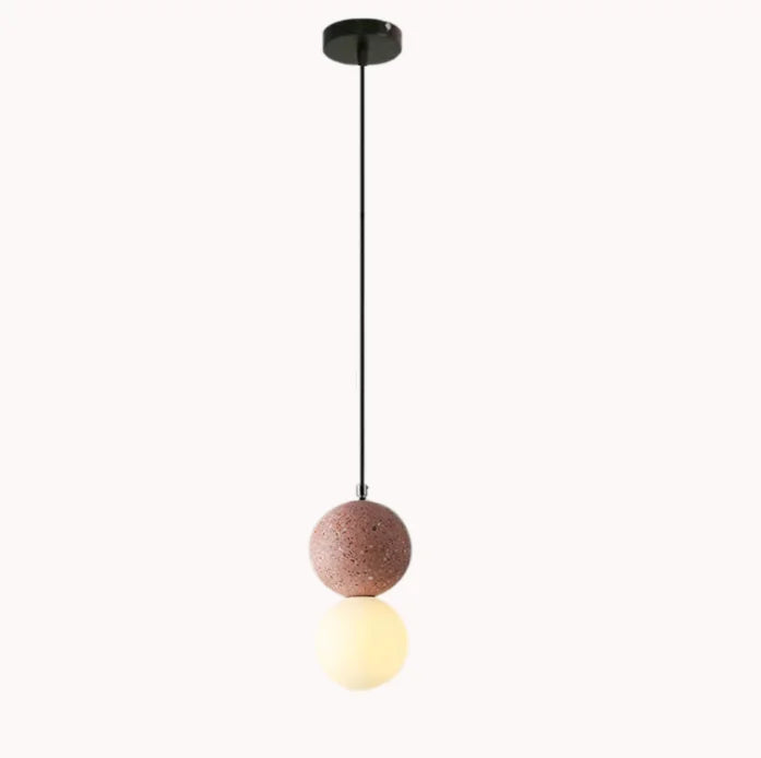 Lampa Wisząca LED „Podwójna Kula”