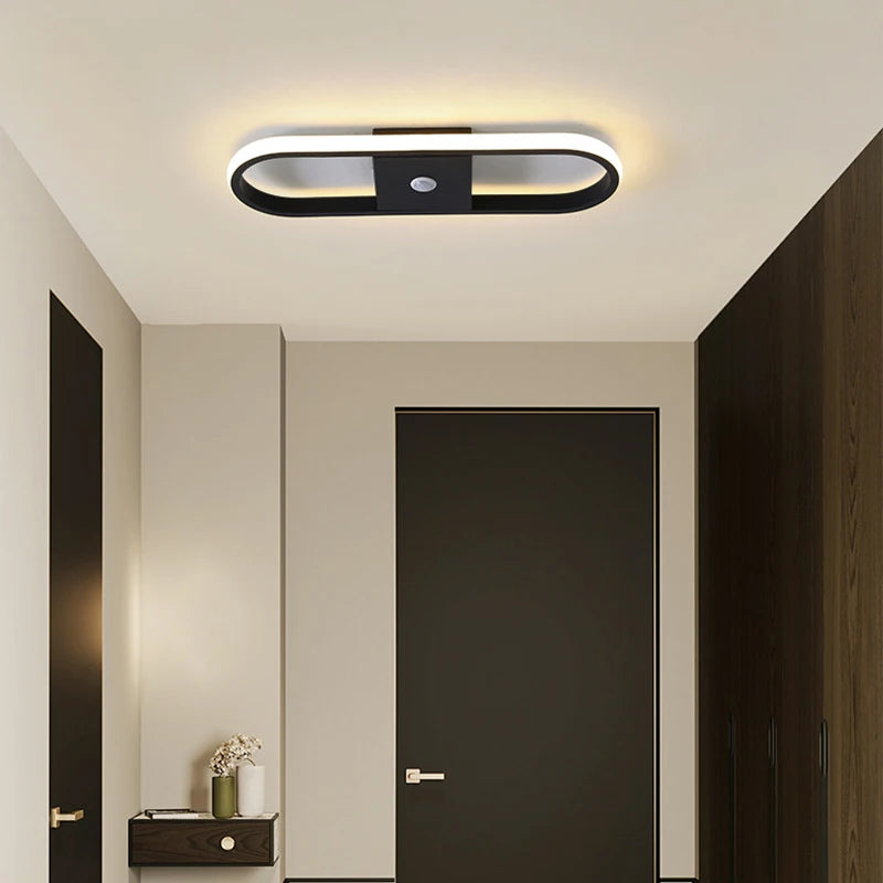 Nowoczesna Lampa Sufitowa LED z Geometrycznym Kształtem