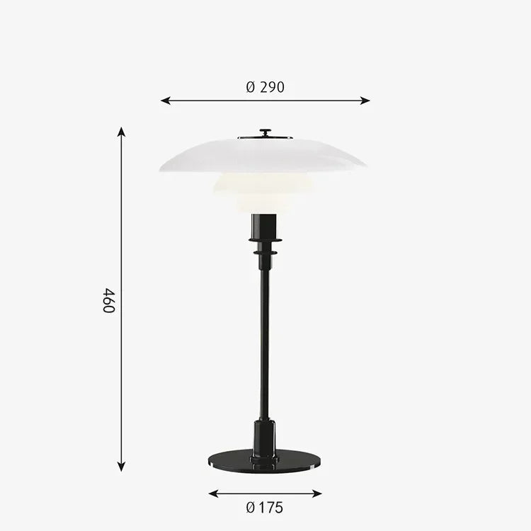 Duńska Designerska Lampa Stołowa