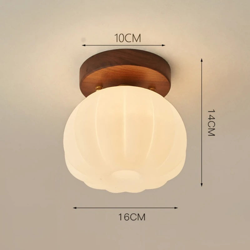 Nowoczesna Lampa Sufitowa z Dekoracyjnym Kloszem