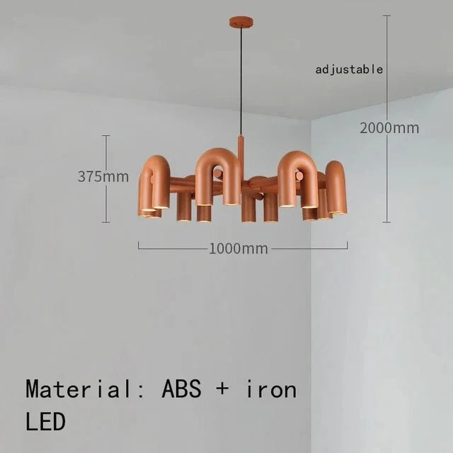 Designerska Lampa Wisząca o Rzeźbiarskiej Formie – Nowoczesne Oświetlenie