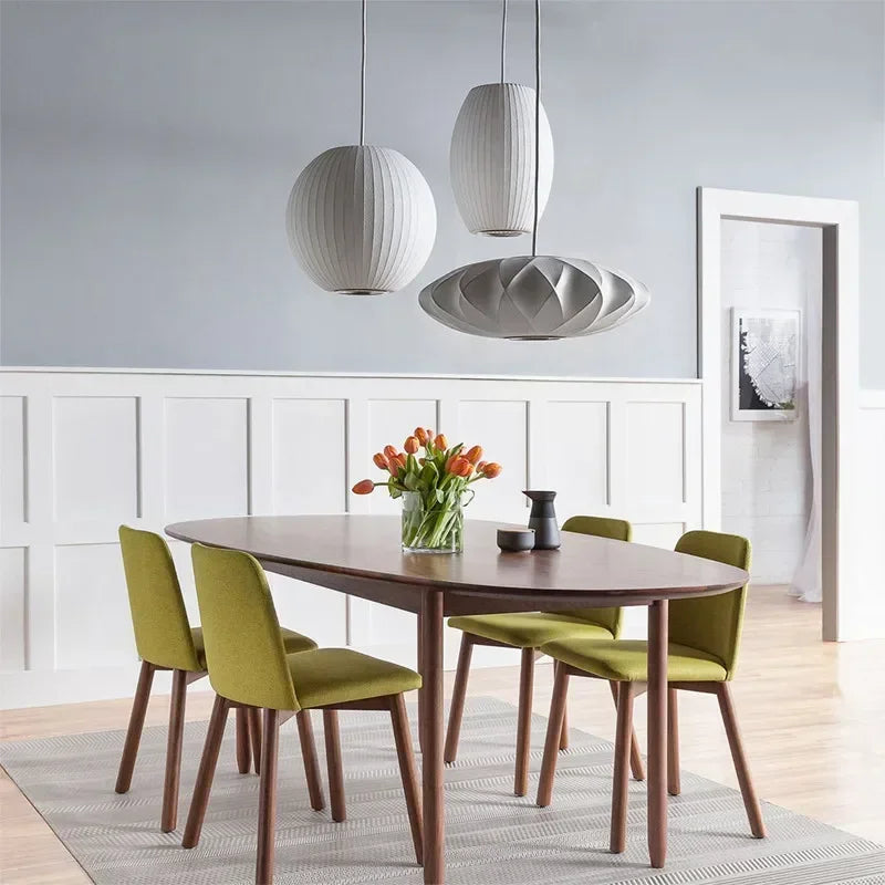 Lampa wisząca kula papierowa LED nowoczesny plafon w stylu japońskim