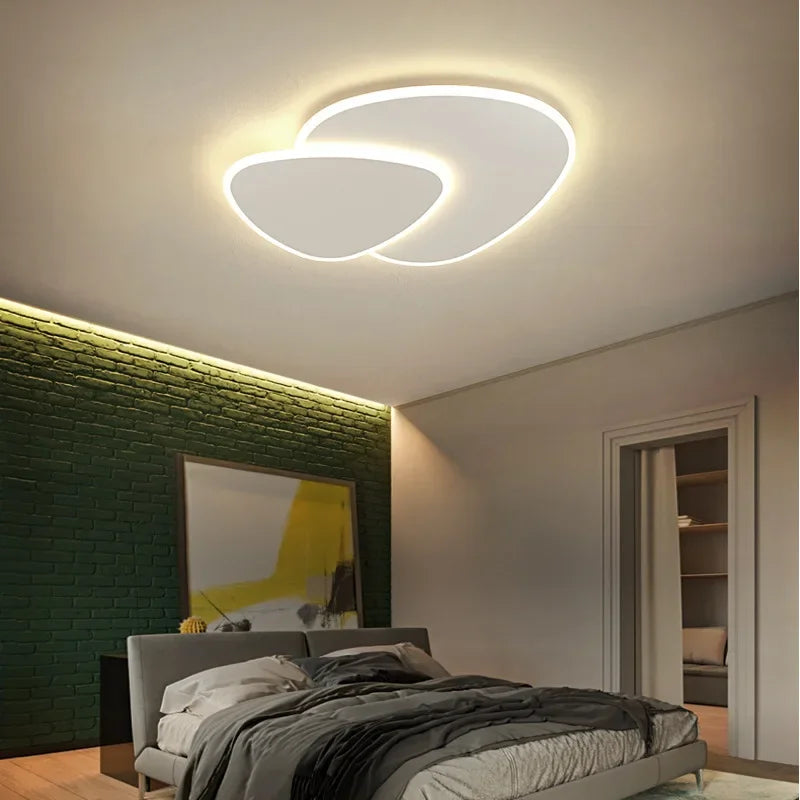 Nowoczesna lampa sufitowa LED – Abstrakcyjna lampa natynkowa