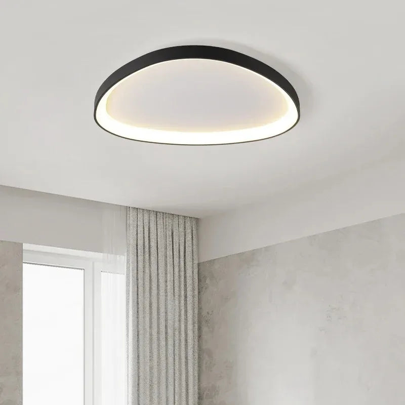Asymetryczna lampa sufitowa LED – Nowoczesna natynkowa lampa