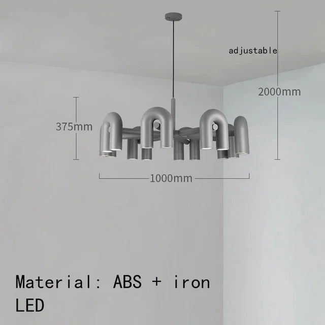 Designerska Lampa Wisząca o Rzeźbiarskiej Formie – Nowoczesne Oświetlenie