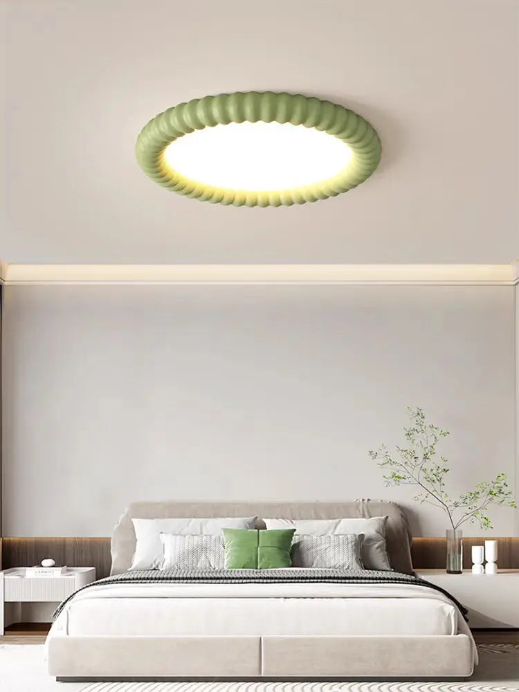 Nowoczesna Lampa sufitowa Plafoniera LED z Dekoracyjnym Obramowaniem