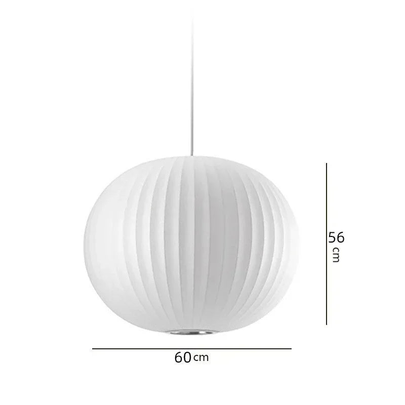 Lampa wisząca kula papierowa LED nowoczesny plafon w stylu japońskim