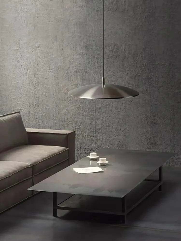 Smukła lampa wisząca LED – Nowoczesna lampa sufitowa w kształcie talerza
