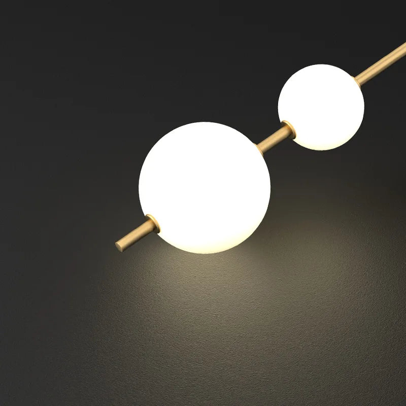 Nowoczesny Kinkiet Geometryczny z Kulami LED