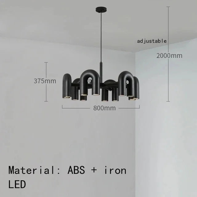 Designerska Lampa Wisząca o Rzeźbiarskiej Formie – Nowoczesne Oświetlenie