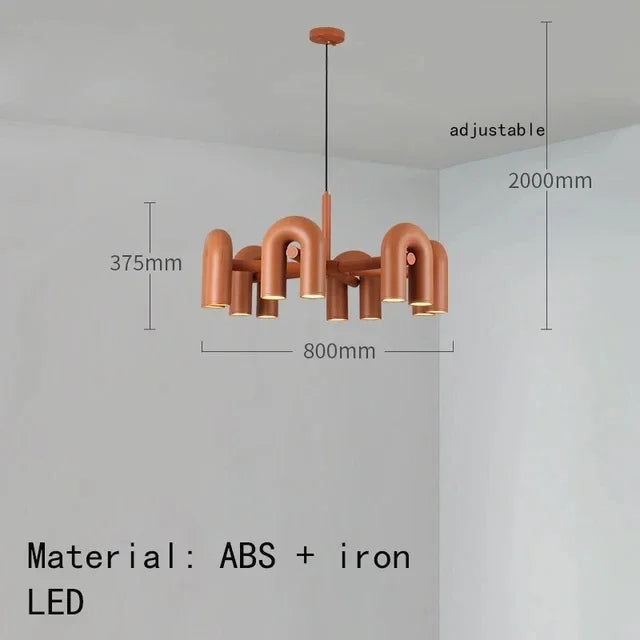 Designerska Lampa Wisząca o Rzeźbiarskiej Formie – Nowoczesne Oświetlenie