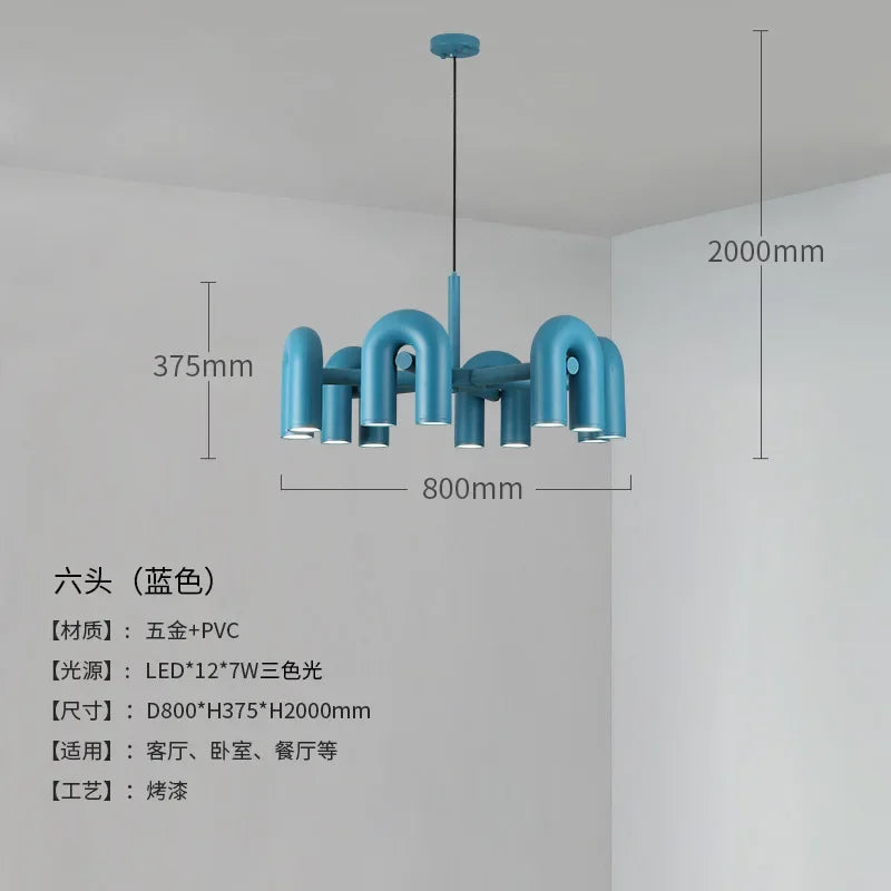 Designerska Lampa Wisząca o Rzeźbiarskiej Formie – Nowoczesne Oświetlenie