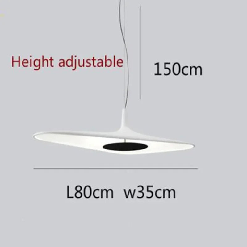 Nowoczesna Lampa Wisząca LED – Futurystyczny Design w Stylu Minimalistycznym