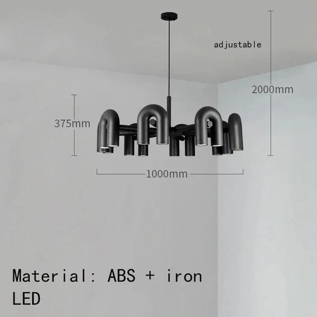 Designerska Lampa Wisząca o Rzeźbiarskiej Formie – Nowoczesne Oświetlenie