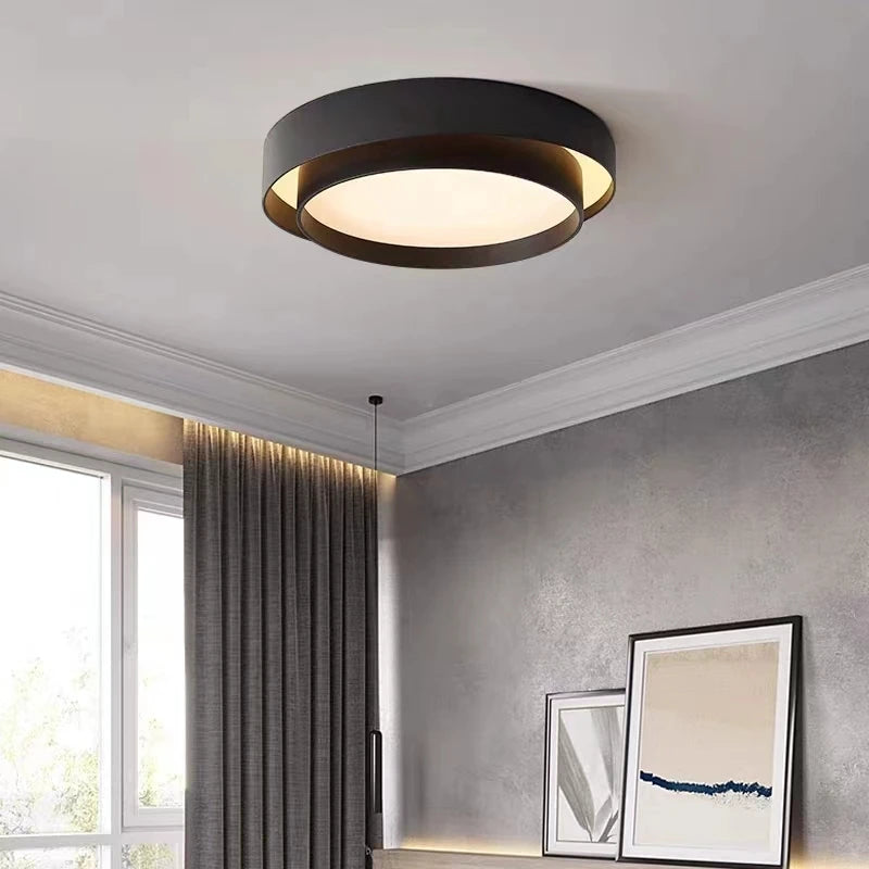 Nowoczesna Lampa Sufitowa LED – Elegancki Okrągły Plafon do Salonu i Sypialni