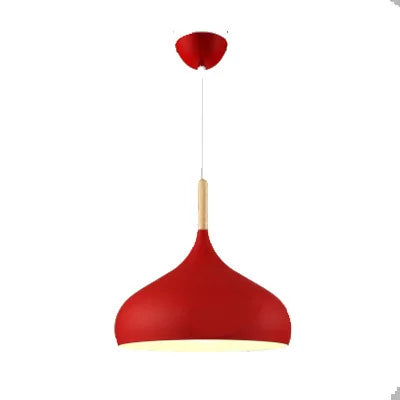 Nowoczesna lampa wisząca o zaokrąglonym kształcie