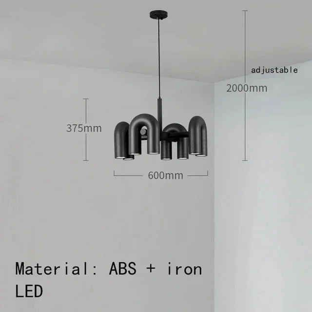 Designerska Lampa Wisząca o Rzeźbiarskiej Formie – Nowoczesne Oświetlenie