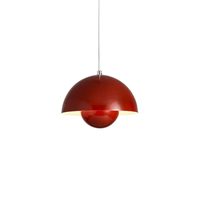 Lampa wisząca LED o półkulistym kształcie