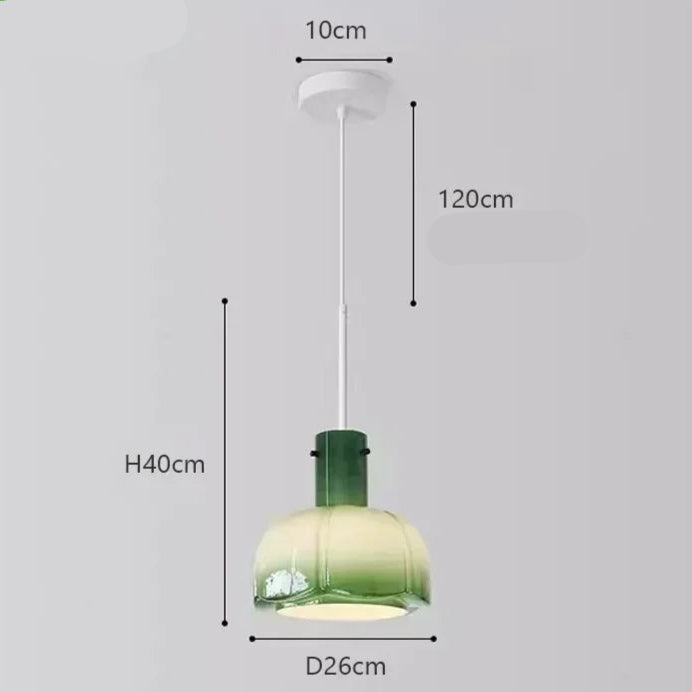 Kreatywna Szklana Lampa Wisząca do Salonu i Jadalni