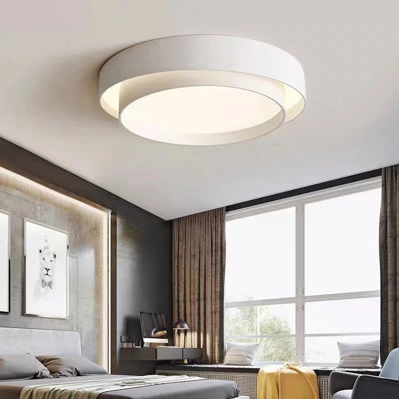 Nowoczesna Lampa Sufitowa LED – Elegancki Okrągły Plafon do Salonu i Sypialni