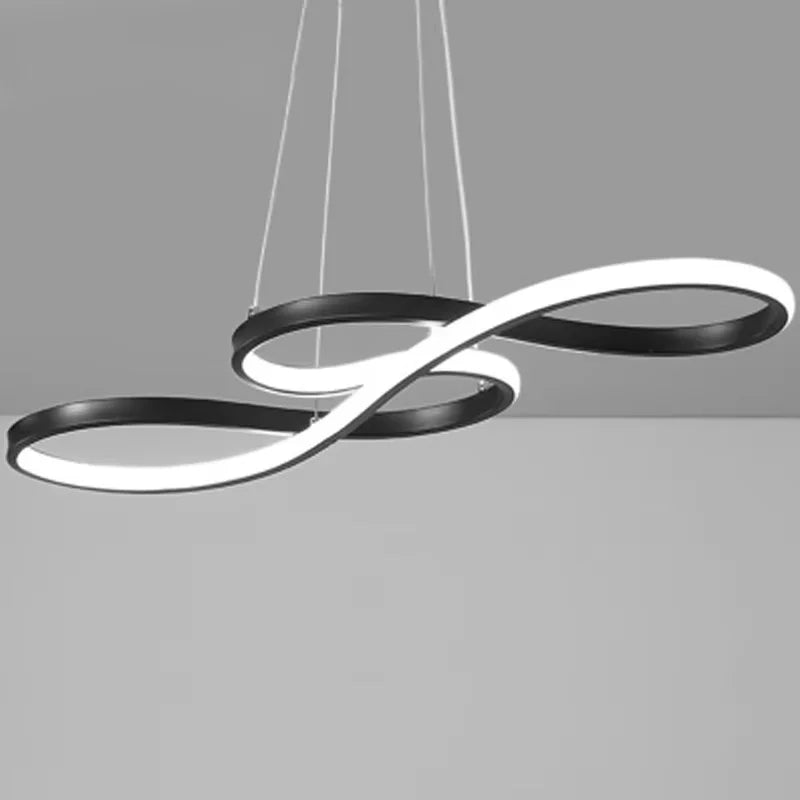 Lampa Wisząca LED w Kształcie Nut Muzycznych – Kreatywne Nowoczesne Oświetlenie Sufitowe