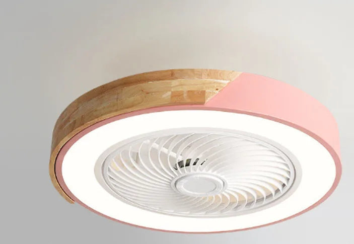 Nowoczesna lampa sufitowa LED z wbudowanym cichym wentylatorem i pilotem – 2 w 1 oświetlenie i chłodzenie