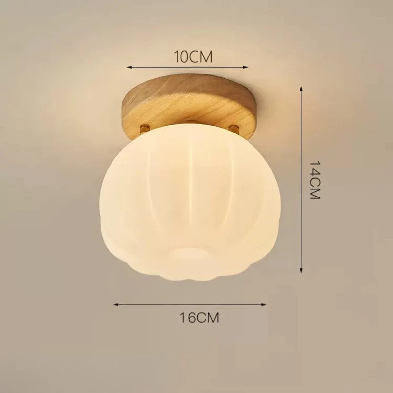 Nowoczesna Lampa Sufitowa z Dekoracyjnym Kloszem