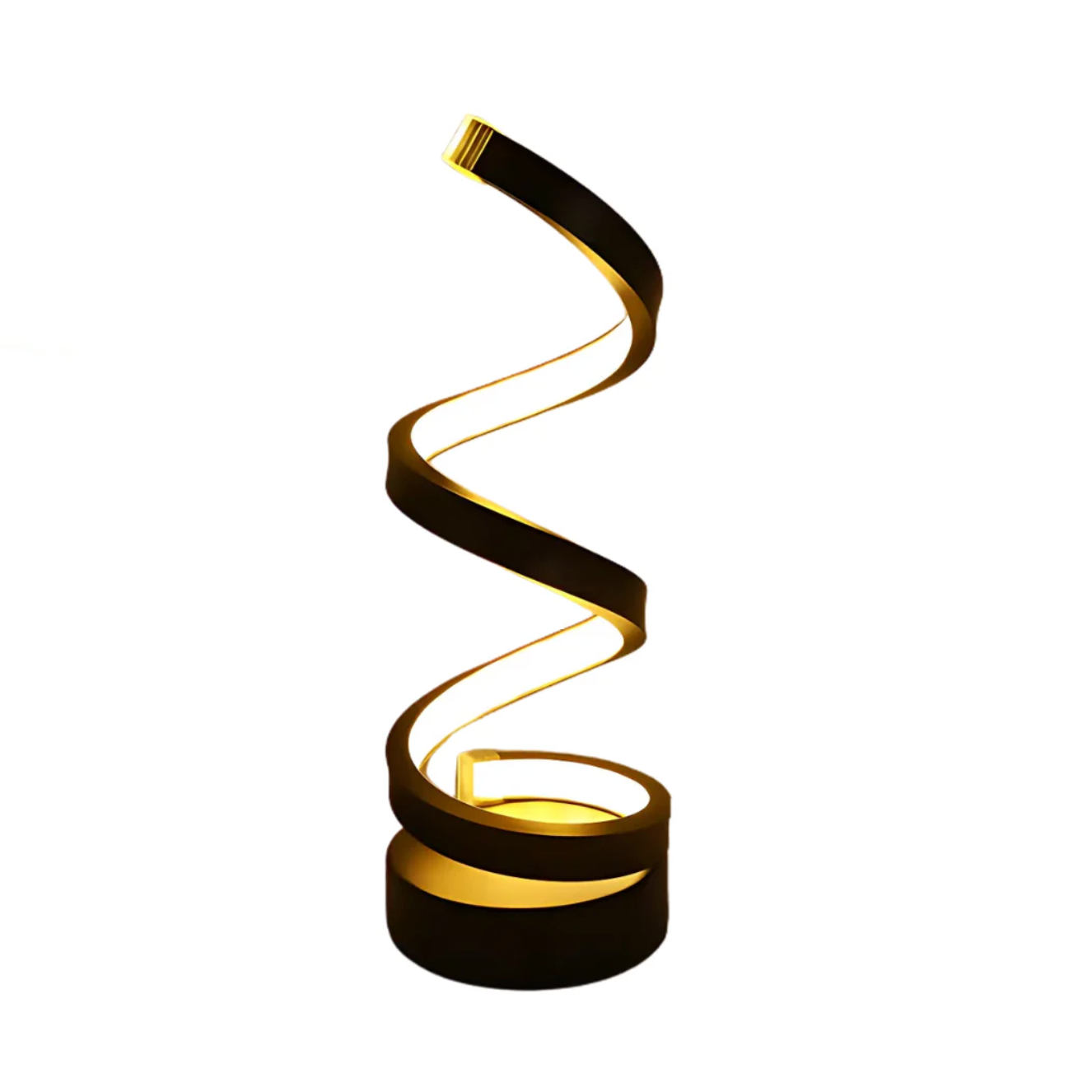 Nowoczesna spiralna lampka LED – designerska forma i funkcjonalność w jednym