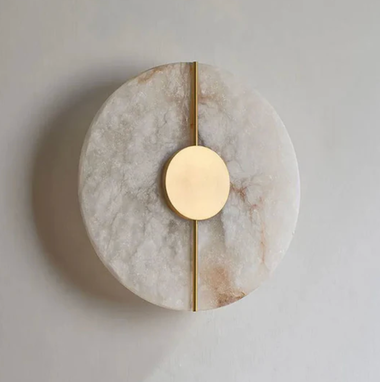 Kinkiet ścienny LED z naturalnego kamienia – nowoczesna lampa dekoracyjna