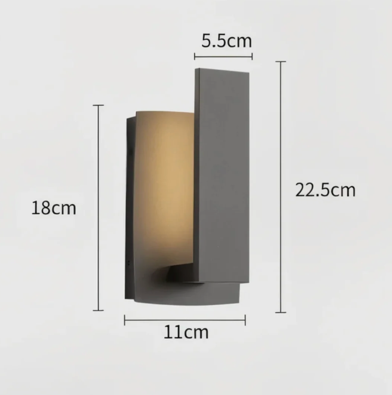 Nowoczesny kinkiet zewnętrzny LED – minimalistyczna lampa elewacyjna
