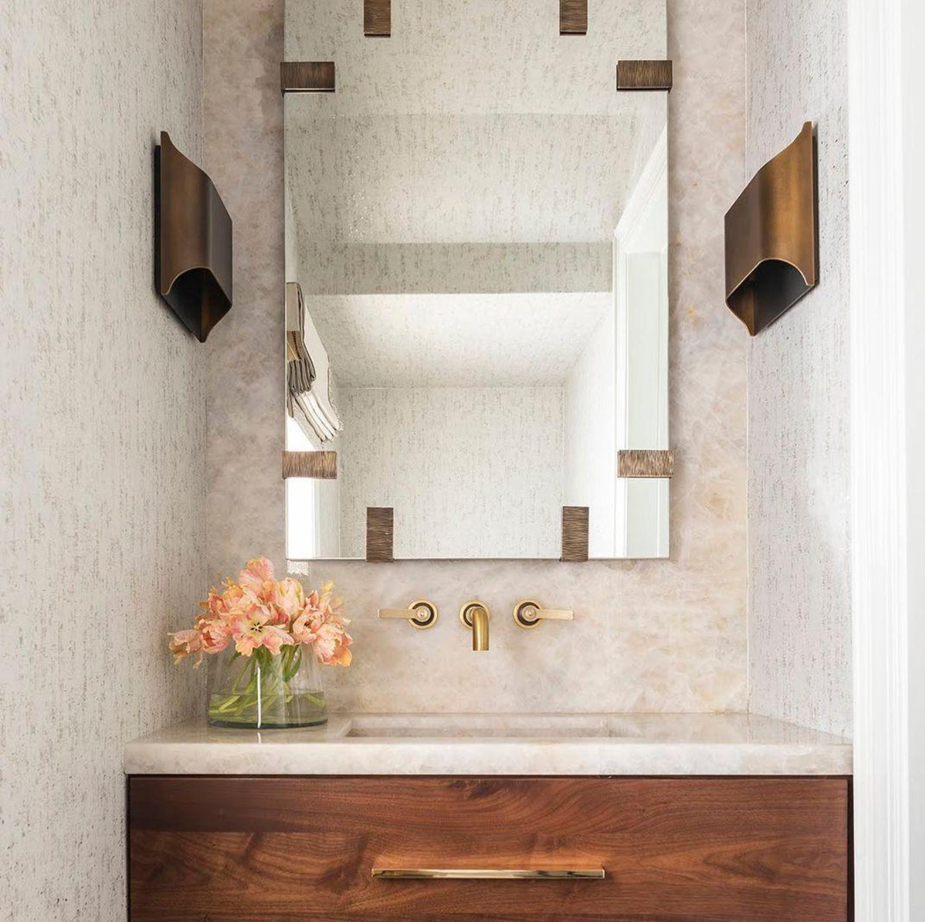 Nowoczesna lampa ścienna LED – kinkiet aluminiowy góra-dół do salonu i sypialni